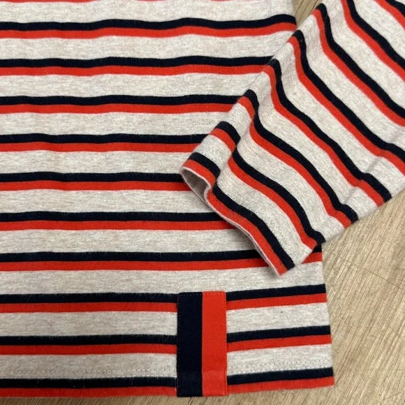 Kule Crewneck Long Sleeve Striped Cotton Top Like New Size M - Picture 3 of 4